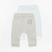 Pack 2 pantalones dibujo conejito
