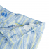 Bermuda de Lino para Niño con Listas en Azul y Amarillo