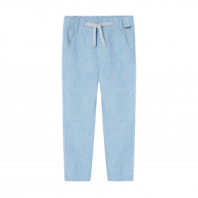 Pantalón de Lino para Niño en Color Azul