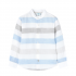 Camisa de Lino con Rayas en Manga Larga para Niño