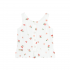 Top para Niña en Color Crudo con Estampado de Flores