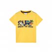 Camiseta para Niño en Color Amarillo Motivo Surf