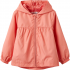 Parka para Niña en Color Coral