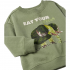 Sudadera Bebé Niño Verde Militar Colección Limón