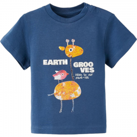 Camiseta Bebé Niño color naranja