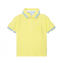 Polo de Piqué para Niño en Color Amarillo