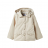 Parka Beige Niña Capucha Extraíble