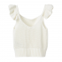 Top Niña Punto Tirantes Color Crudo