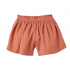 Short Fluído Pedrería Cintura Tonos Marrones y Naranja Flúor