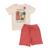 Conjunto Camiseta y Pantalón Corto Algodón