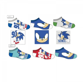Pack 2 calcetines tobilleros Sonic