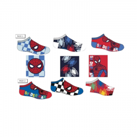 Pack 2 calcetines tobilleros Spiderman