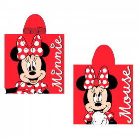 Poncho toalla Minnie Disney algodón