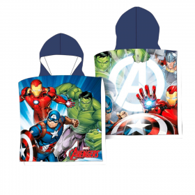Poncho toalla Vengadores Avengers Marvel algodón