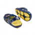 Zueco Playa Azul Marino y Amarillo Motivo Pescado Bebé