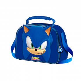Bolsa portameriendas 3D Face Sonic the Hedgehog