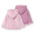 Chaqueta Reversible Rosa para Bebé
