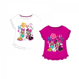 Camiseta manga corta algodón de Minnie Mouse