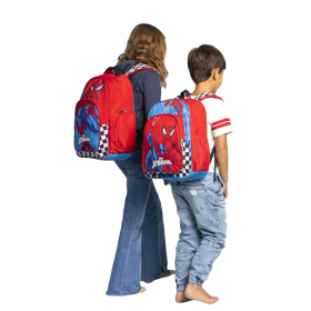 Mochila Spiderman 38 adaptable a carro