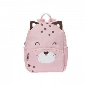 Mochila Guardería Gato Rosa