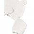 Conjunto Bebé Gorro y Manoplas color Blanco