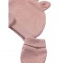 Conjunto Gorro y Manoplas Rosa Maquillaje para Bebé