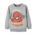 Sudadera Spiderman Gris afelpada y en algodón