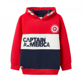 Sudadera Capitán América con Capucha Zippy