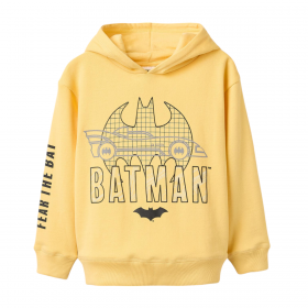 Sudadera Batman con capucha en color amarillo