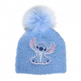 Gorro Punto Stitch con pompón