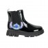 Botas Casual Stitch en Charol negro Suela Tpr