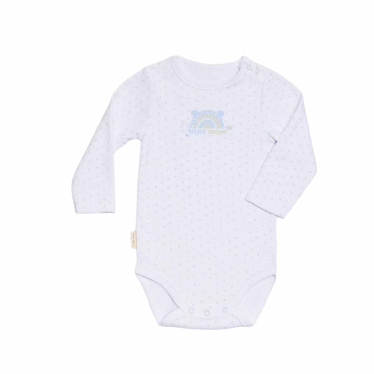 Pack 2 Bodys Bebé Manga Larga en color Azul y Blanco