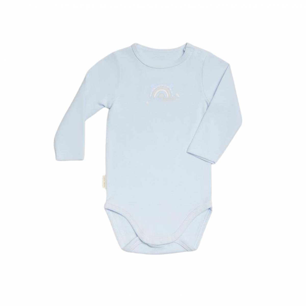 Pack 2 Bodys Bebé Manga Larga en color Azul y Blanco