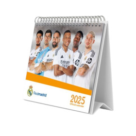 Calendario Escritorio Real Madrid Año 2025