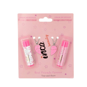 Set Mejores Amigas - 2 labiales y 2 coll