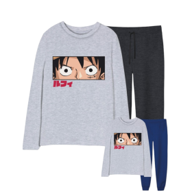 Pijama One Piece Luffy Algodón 100%