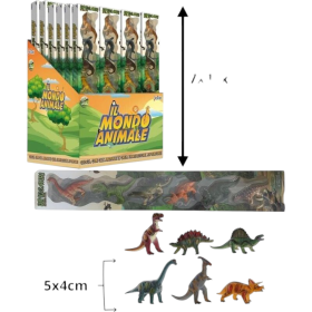 Juego Tubo 6 Figuras Dinosaurios