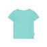 Camiseta Turquesa Flores 3D