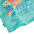 Camiseta Turquesa Flores 3D