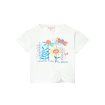 Camiseta Blanca estampado Flores Summertime by Boboli