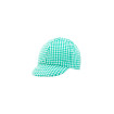 Gorra Popelín Bebé Cuadros Vichy verde y Blanco