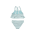 Bikini Cuadro Vichy Azul Grisáceo y Blanco