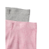 Pack 2 Leggings Rosa Letras/ Gris Liso