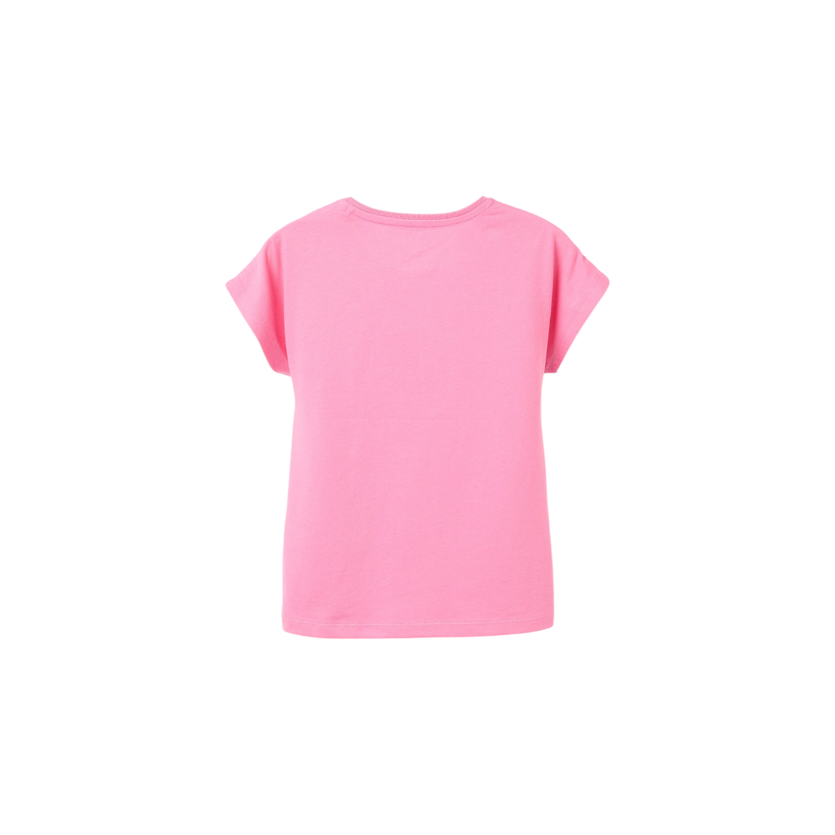 Camiseta Manga Corta Color Fucsia Stitch