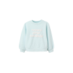 Sudadera Azul Claro Letras Blancas Relieve
