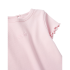 Camiseta Rosa Flores Bordadas