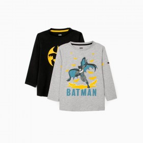 Pacote 2 camisolas com estampa de Batman