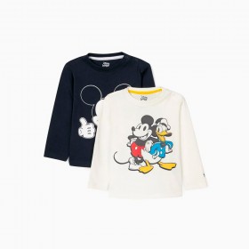 Pacote 2 camisetas Mickey e Donald
