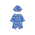 Pelele Baño para bebé con gorro a juego