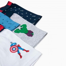 Pacote 4 boxers MARVEL